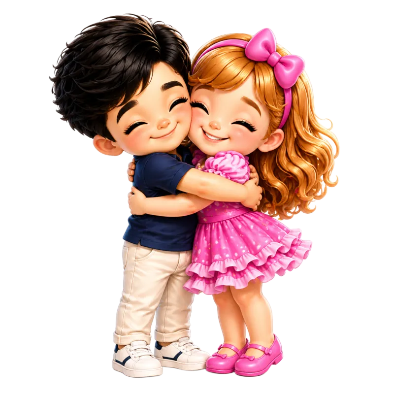 KidsPro friends hugging