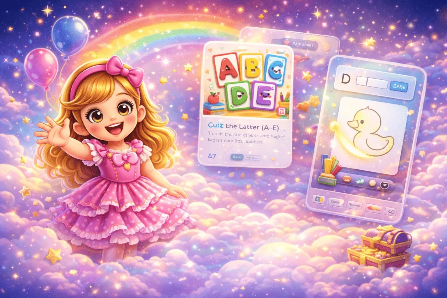 A child learning with KidsPro World